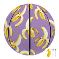Watercolor Banana Pattern Print Basketball
