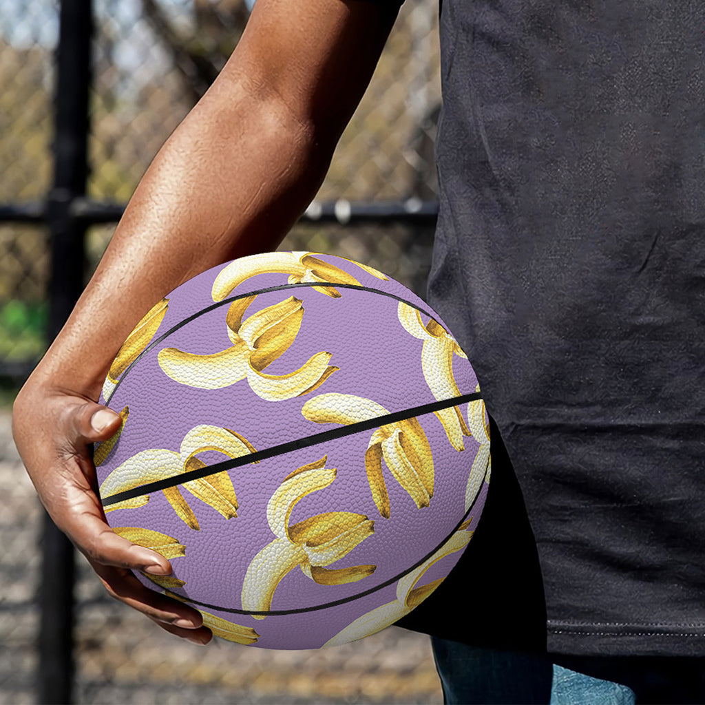 Watercolor Banana Pattern Print Basketball