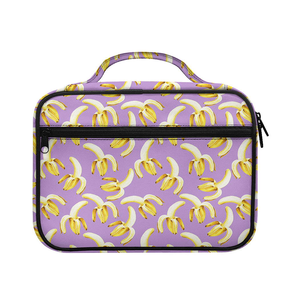 Watercolor Banana Pattern Print Briefcase Bible Bag