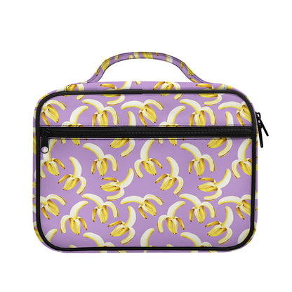 Watercolor Banana Pattern Print Briefcase Bible Bag