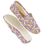 Watercolor Banana Pattern Print Casual Shoes