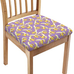 Watercolor Banana Pattern Print Chair Cushion Cover