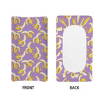 Watercolor Banana Pattern Print Changing Pad Cover