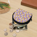 Watercolor Banana Pattern Print Coin Purse