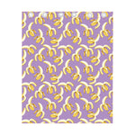 Watercolor Banana Pattern Print Curtain