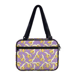 Watercolor Banana Pattern Print Double Strap Bible Bag