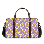 Watercolor Banana Pattern Print Duffle Bag
