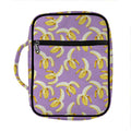 Watercolor Banana Pattern Print Front Pocket Bible Bag