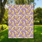 Watercolor Banana Pattern Print Garden Flag