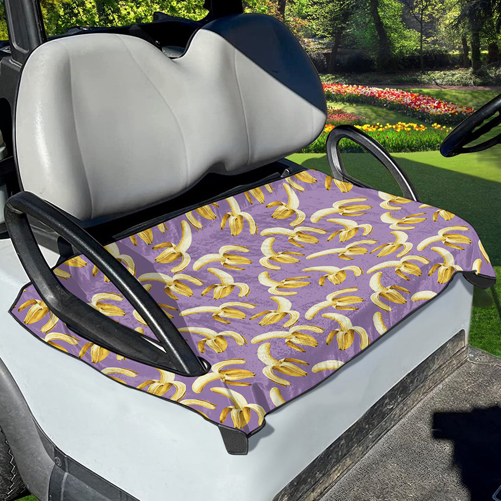 Watercolor Banana Pattern Print Golf Cart Seat Cover