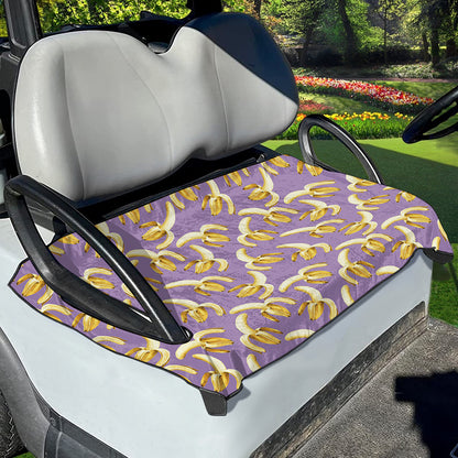 Watercolor Banana Pattern Print Golf Cart Seat Cover