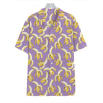 Watercolor Banana Pattern Print Hawaiian Shirt