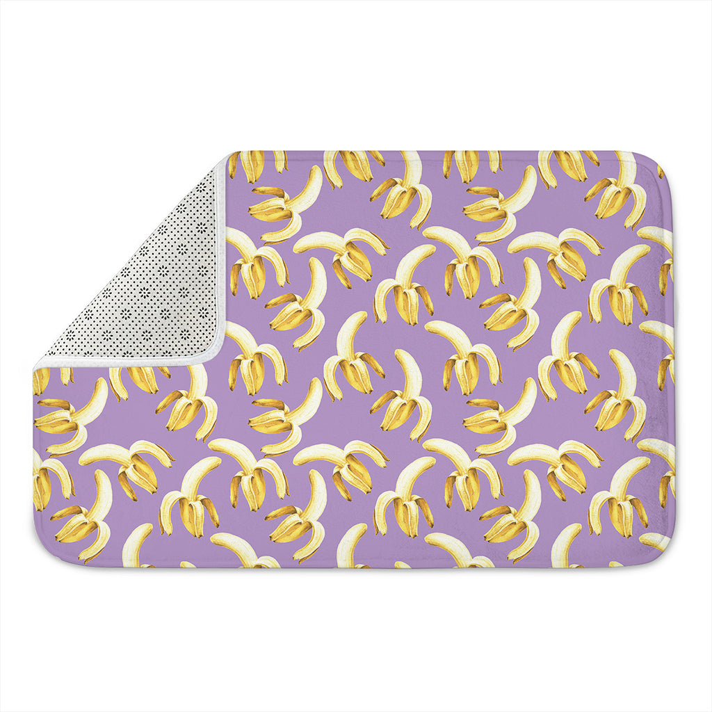 Watercolor Banana Pattern Print Indoor Door Mat