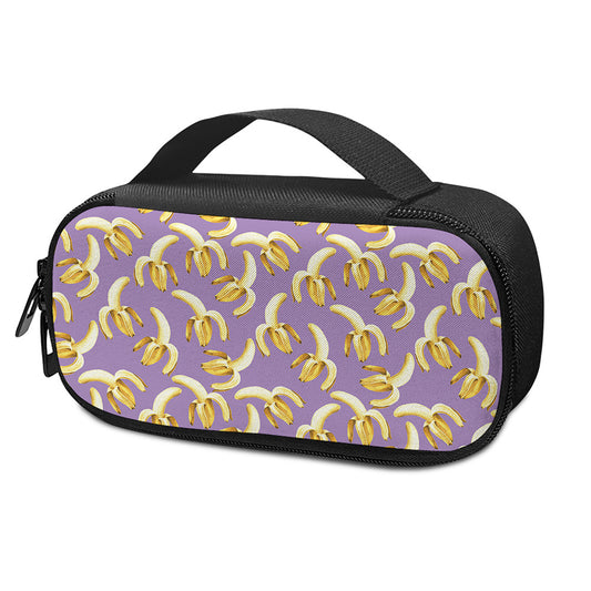 Watercolor Banana Pattern Print Insulin Cooler Travel Case