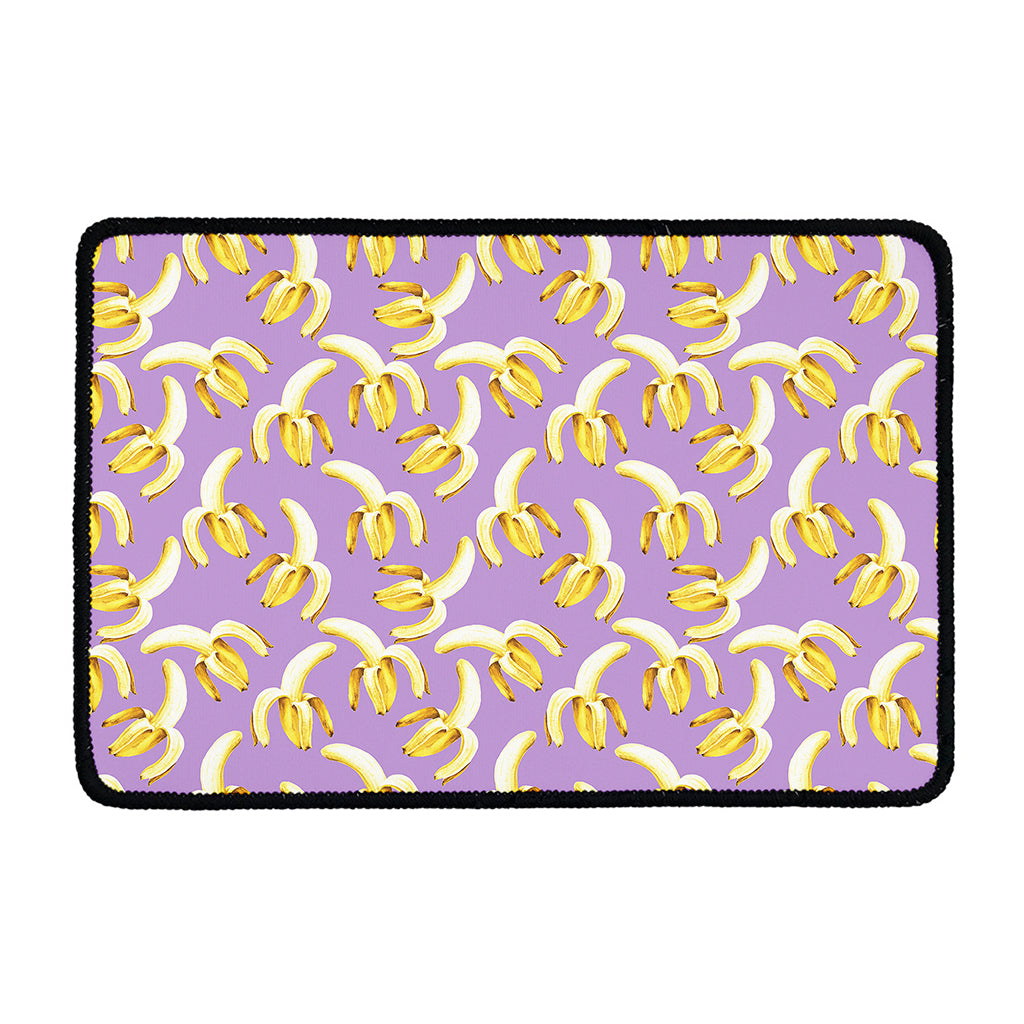 Watercolor Banana Pattern Print Kitchen Mat