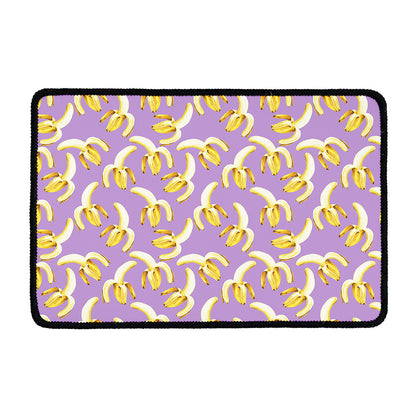 Watercolor Banana Pattern Print Kitchen Mat
