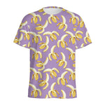 Watercolor Banana Pattern Print Men's Sports T-Shirt