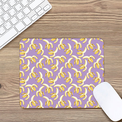 Watercolor Banana Pattern Print Mouse Pad