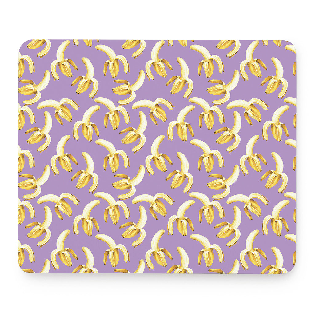 Watercolor Banana Pattern Print Mouse Pad