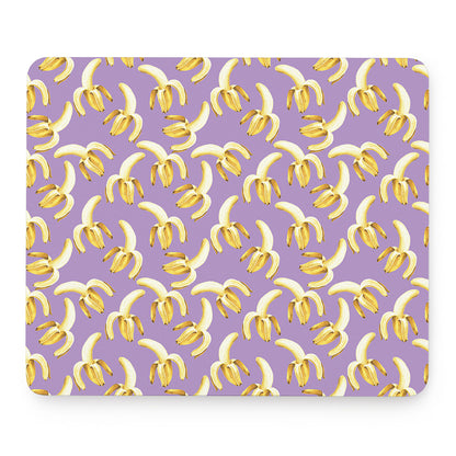 Watercolor Banana Pattern Print Mouse Pad