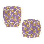 Watercolor Banana Pattern Print Office Chair Cover