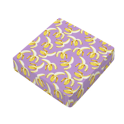 Watercolor Banana Pattern Print Outdoor Seat Cushion Cover