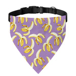 Watercolor Banana Pattern Print Over The Collar Dog Bandana