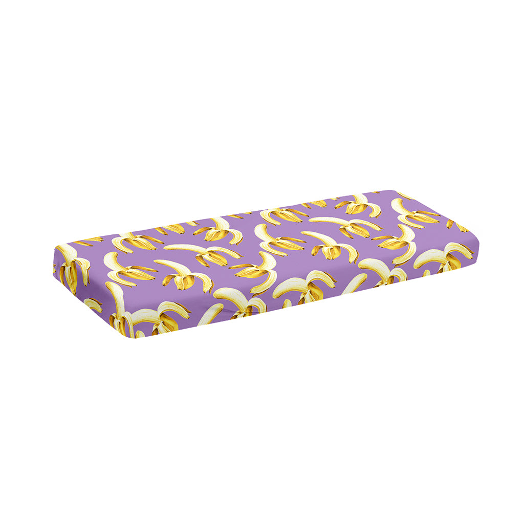 Watercolor Banana Pattern Print Piano Keyboard Cover