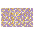 Watercolor Banana Pattern Print Polyester Doormat