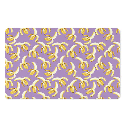 Watercolor Banana Pattern Print Polyester Doormat