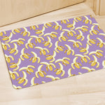 Watercolor Banana Pattern Print Polyester Doormat