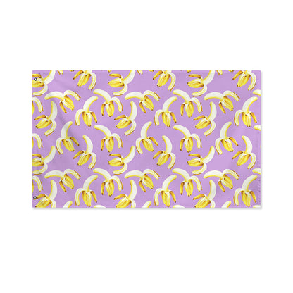 Watercolor Banana Pattern Print Polyester Flag