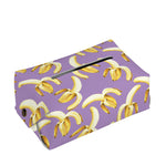 Watercolor Banana Pattern Print Rectangle Tissue Box Cover