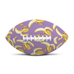 Watercolor Banana Pattern Print Rugby Ball