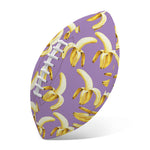Watercolor Banana Pattern Print Rugby Ball