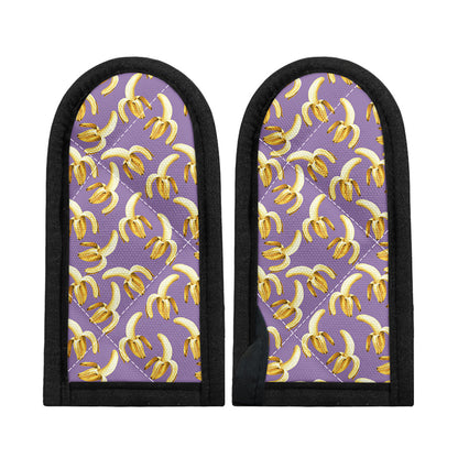 Watercolor Banana Pattern Print Skillet Handle Cover