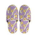 Watercolor Banana Pattern Print Slippers