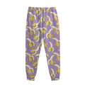 Watercolor Banana Pattern Print Sweatpants
