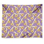 Watercolor Banana Pattern Print Tapestry