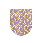 Watercolor Banana Pattern Print Toilet Lid Cover