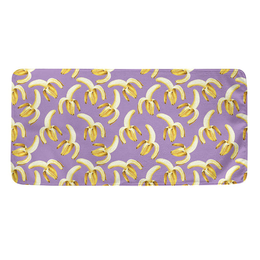 Watercolor Banana Pattern Print Towel