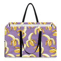Watercolor Banana Pattern Print Utility Tote Bag