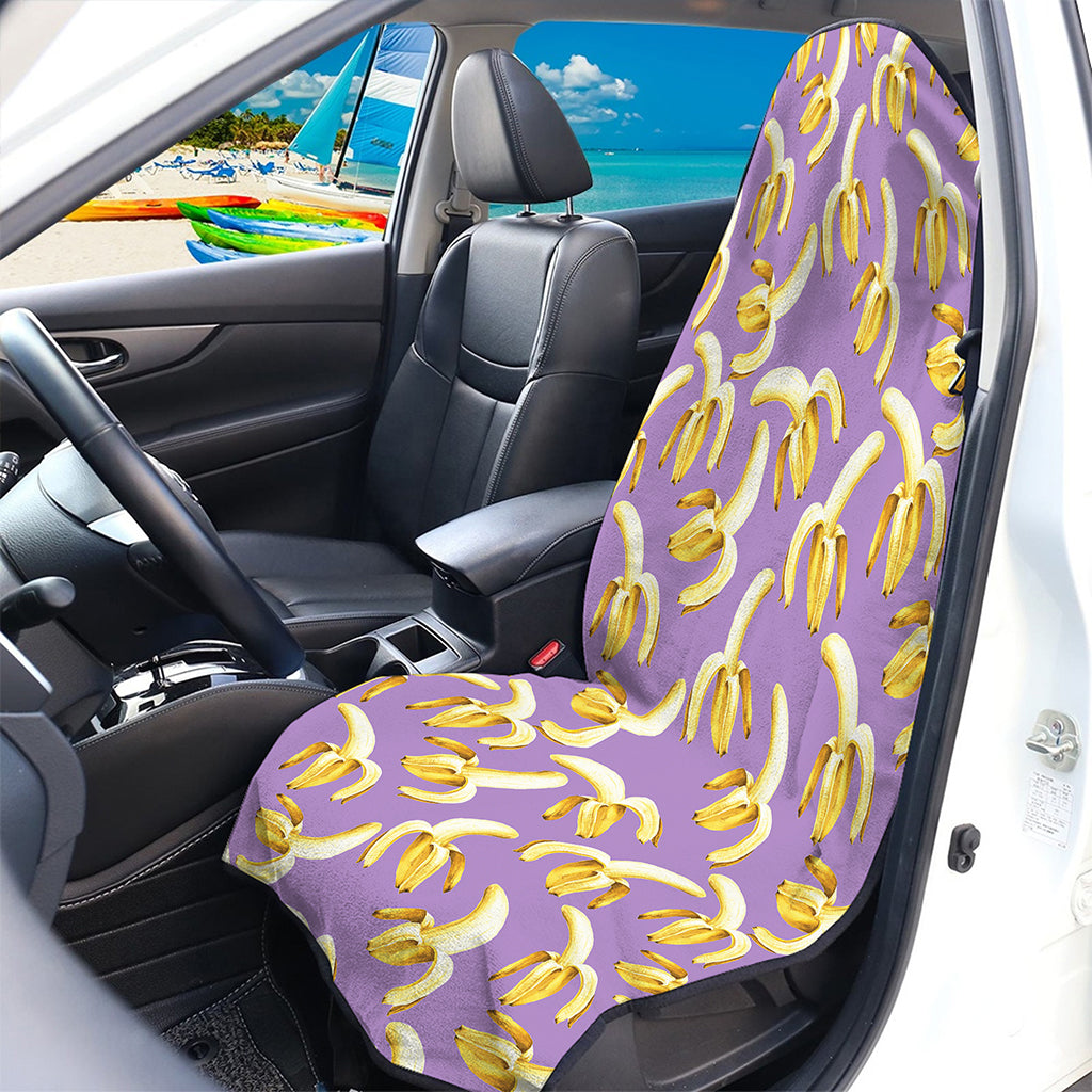 Watercolor Banana Pattern Print Waterproof Car Seat Cover