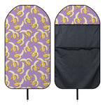 Watercolor Banana Pattern Print Waterproof Car Seat Cover