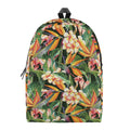 Watercolor Bird Of Paradise Print School Backpack