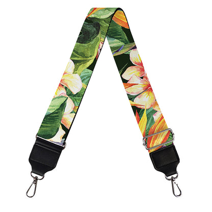 Watercolor Bird Of Paradise Print Bag Strap