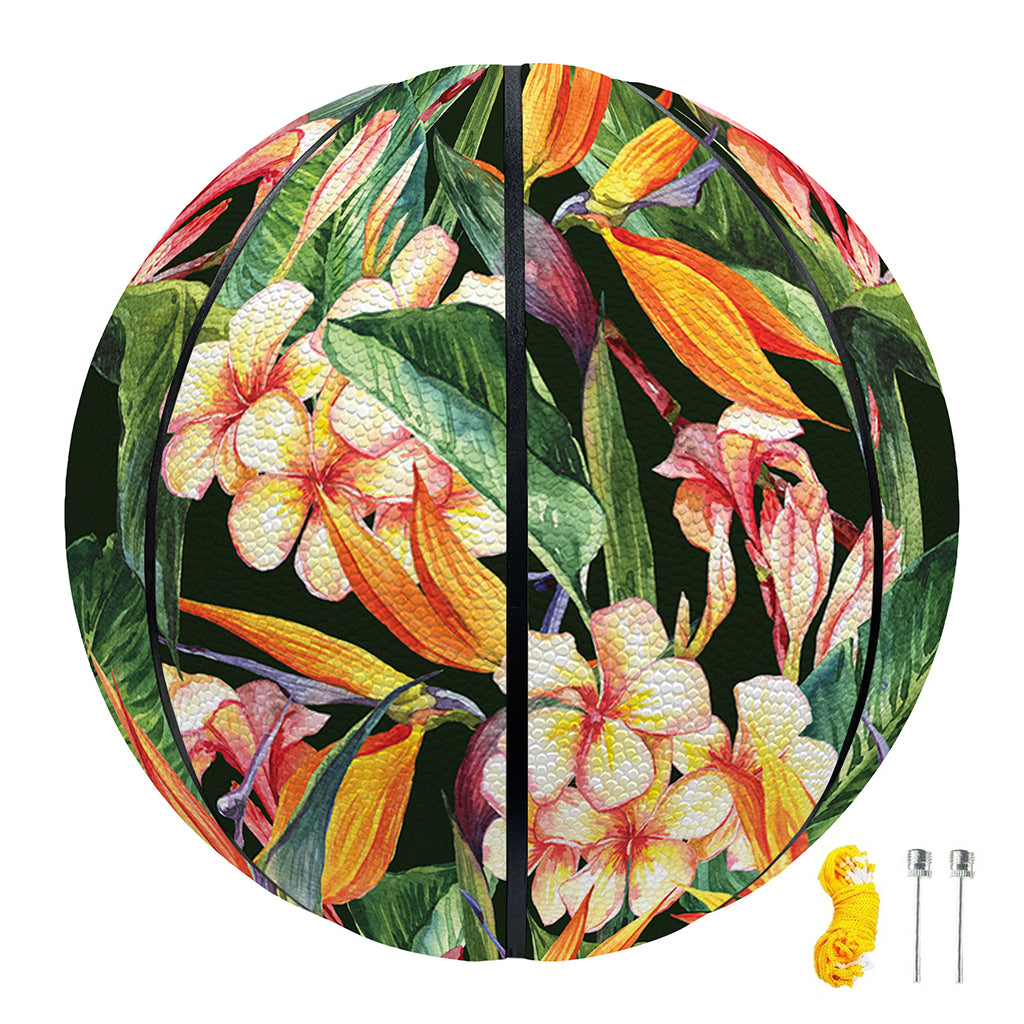 Watercolor Bird Of Paradise Print Basketball