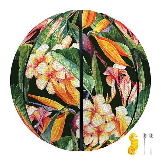 Watercolor Bird Of Paradise Print Basketball