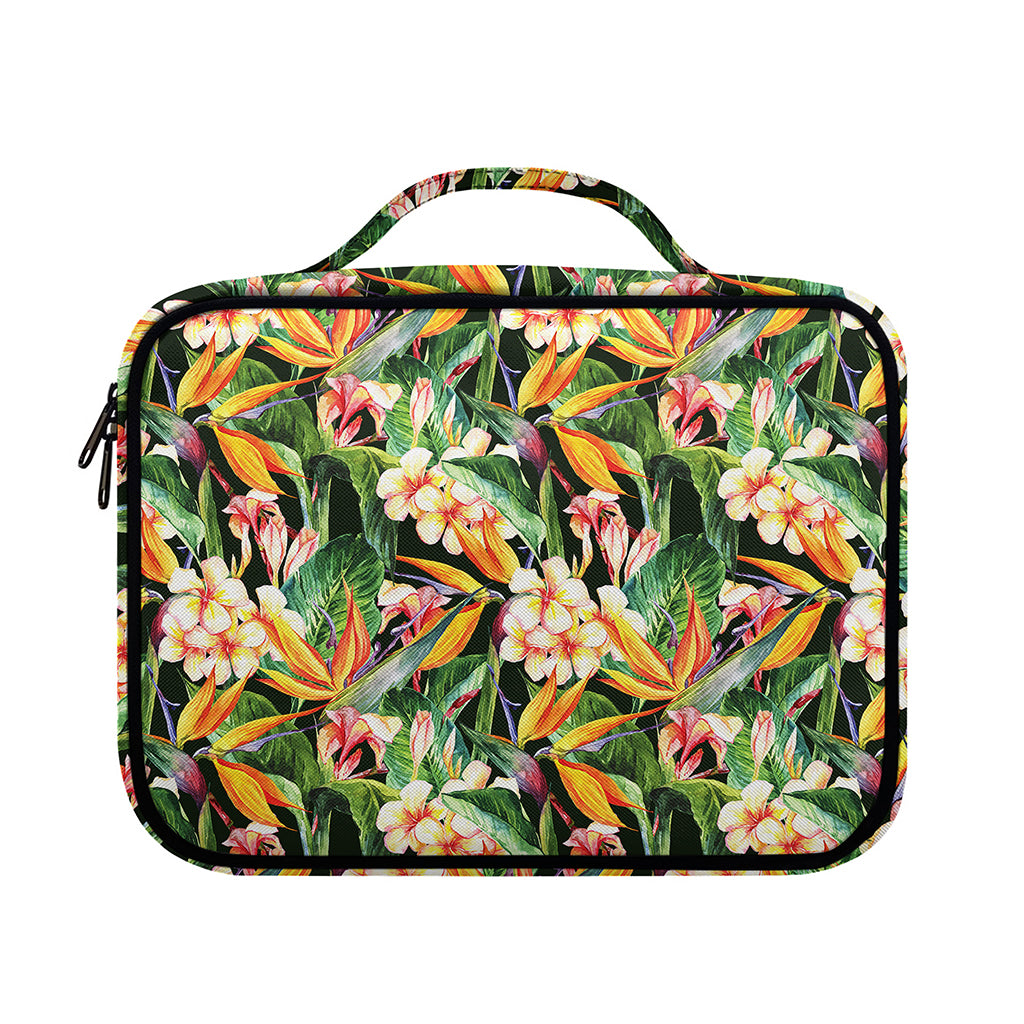 Watercolor Bird Of Paradise Print Briefcase Bible Bag