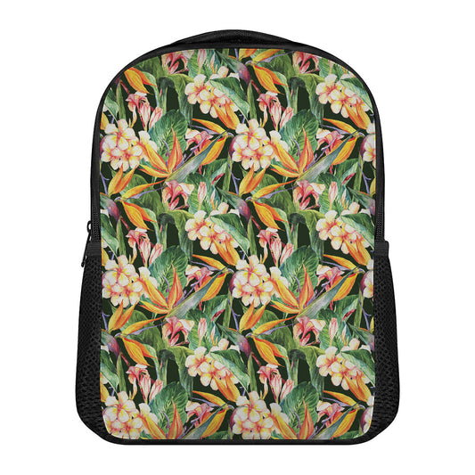Watercolor Bird Of Paradise Print Casual Backpack